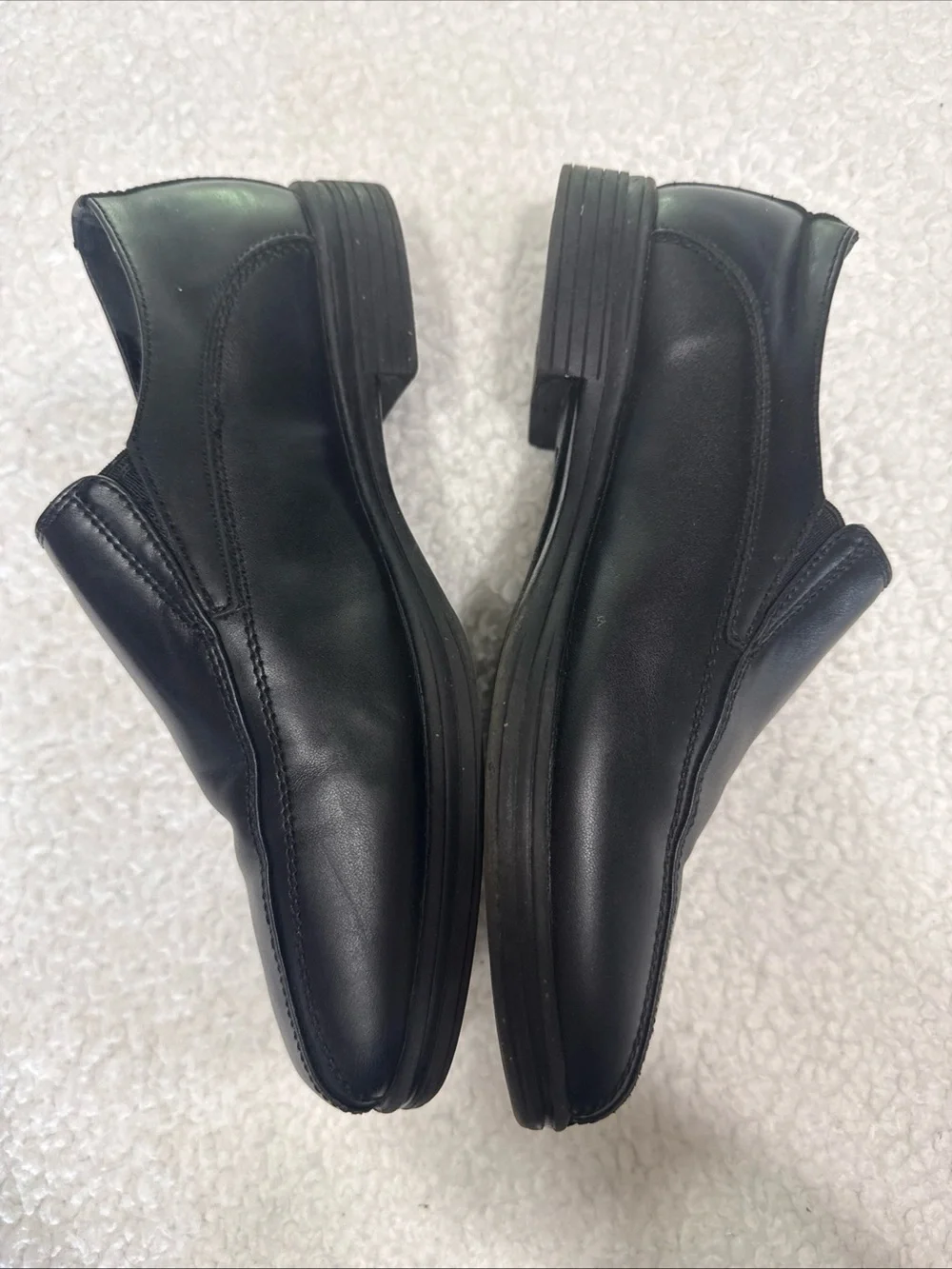 Stafford Boys Black Size 5 M Slip On Black Dress Shoes Dash jr 624-2001